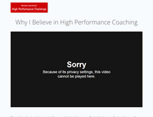 Tablet Screenshot of hpcoaching.com